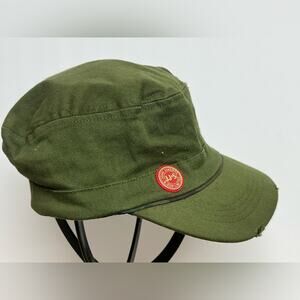Jameson Whiskey Distressed Army Green Cadet Hat Cap FLEXFIT OSFA